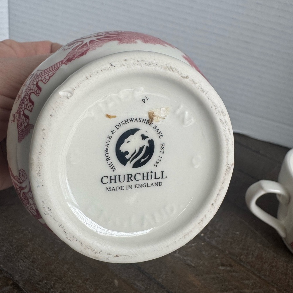 Churchill Willow Rosa Pink (England) set - Picture 6 of 8